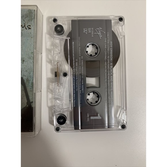 ROY ORBISON AND FRIENDS A Black And White Night Live Cassette Tape 1989 Rock - Picture 2 of 5